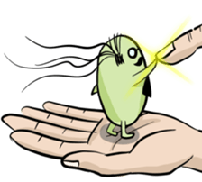 Microbes Pals in the Office sticker #13104146