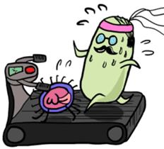 Microbes Pals in the Office sticker #13104153