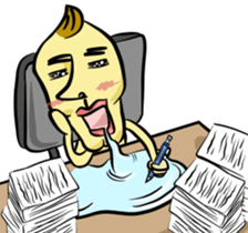 Microbes Pals in the Office sticker #13104168