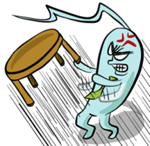 Microbes Pals in the Office sticker #13104173