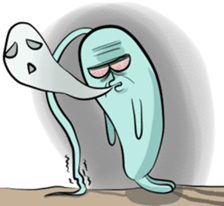 Microbes Pals in the Office sticker #13104177