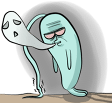 Microbes Pals in the Office sticker #13104177