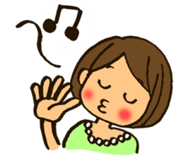 MIYO-chan for ordinary conversation 3 sticker #13104708