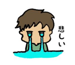 pout? No Astraight face is sticker #13106147