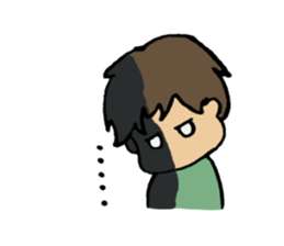 pout? No Astraight face is sticker #13106148