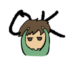 pout? No Astraight face is sticker #13106166