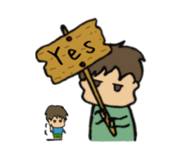 pout? No Astraight face is sticker #13106170