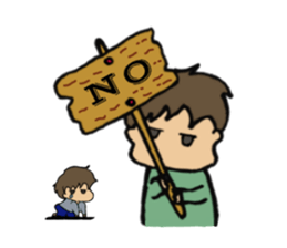 pout? No Astraight face is sticker #13106171