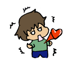 pout? No Astraight face is sticker #13106179