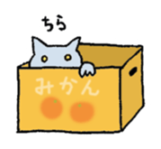 A girl and her cat sticker #13106243