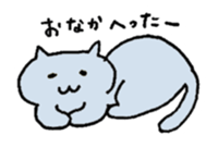 A girl and her cat sticker #13106250