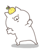 anime yuzu cat sticker #13106726