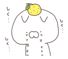anime yuzu cat sticker #13106729