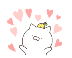 anime yuzu cat sticker #13106731