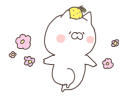 anime yuzu cat sticker #13106732