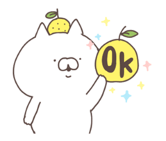 anime yuzu cat sticker #13106733