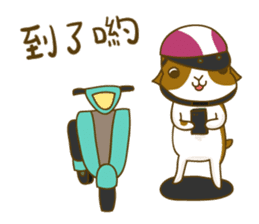 Bunny A-bu & hamster Dodo's happy life 2 sticker #13107591
