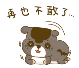 Bunny A-bu & hamster Dodo's happy life 2 sticker #13107601