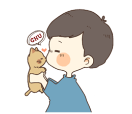 monchan friemds sticker #13108295