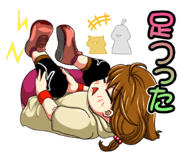 the daily life which is a running sticker #13108969