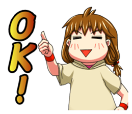 the daily life which is a running sticker #13108988