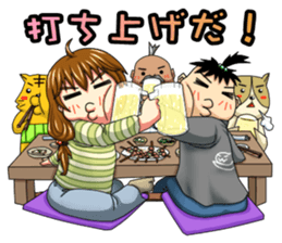 the daily life which is a running sticker #13109003