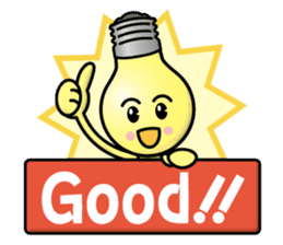 light bulb chidren sticker #13109551