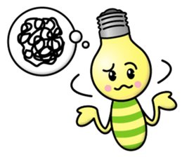light bulb chidren sticker #13109554