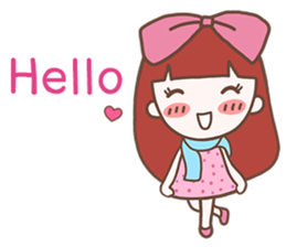 CHOMPOO : Positive Thinking Girl sticker #13109750