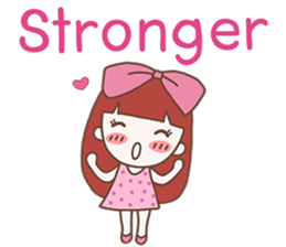 CHOMPOO : Positive Thinking Girl sticker #13109755