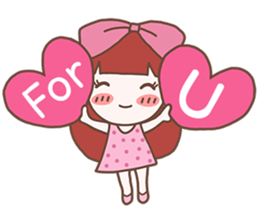 CHOMPOO : Positive Thinking Girl sticker #13109756