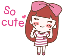 CHOMPOO : Positive Thinking Girl sticker #13109757