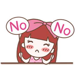 CHOMPOO : Positive Thinking Girl sticker #13109763