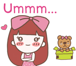 CHOMPOO : Positive Thinking Girl sticker #13109766