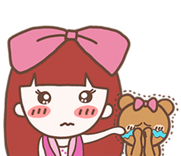 CHOMPOO : Positive Thinking Girl sticker #13109767