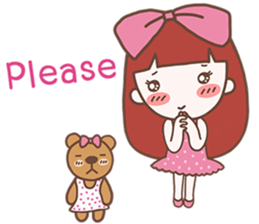 CHOMPOO : Positive Thinking Girl sticker #13109768