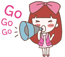 CHOMPOO : Positive Thinking Girl sticker #13109770