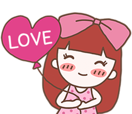 CHOMPOO : Positive Thinking Girl sticker #13109773