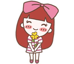 CHOMPOO : Positive Thinking Girl sticker #13109774