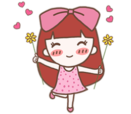 CHOMPOO : Positive Thinking Girl sticker #13109779