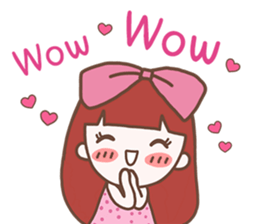 CHOMPOO : Positive Thinking Girl sticker #13109780