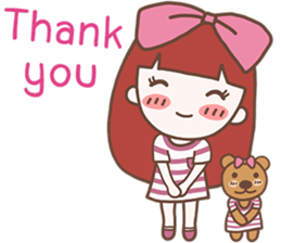 CHOMPOO : Positive Thinking Girl sticker #13109782