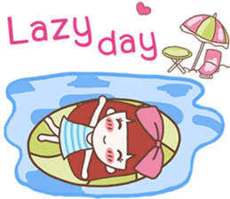 CHOMPOO : Positive Thinking Girl sticker #13109783