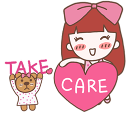 CHOMPOO : Positive Thinking Girl sticker #13109786