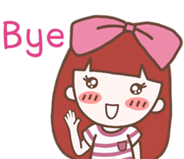 CHOMPOO : Positive Thinking Girl sticker #13109789