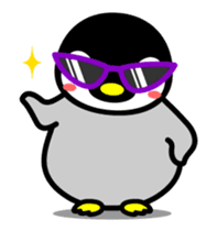 The cute child penguin which moves sticker #13110231