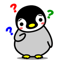 The cute child penguin which moves sticker #13110235