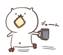 Cat to work. sticker #13110398