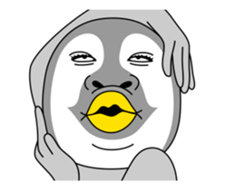 Move! Pretty Penguin sticker #13110565