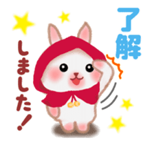 Little Red Riding Hood Rabbit animation sticker #13110568